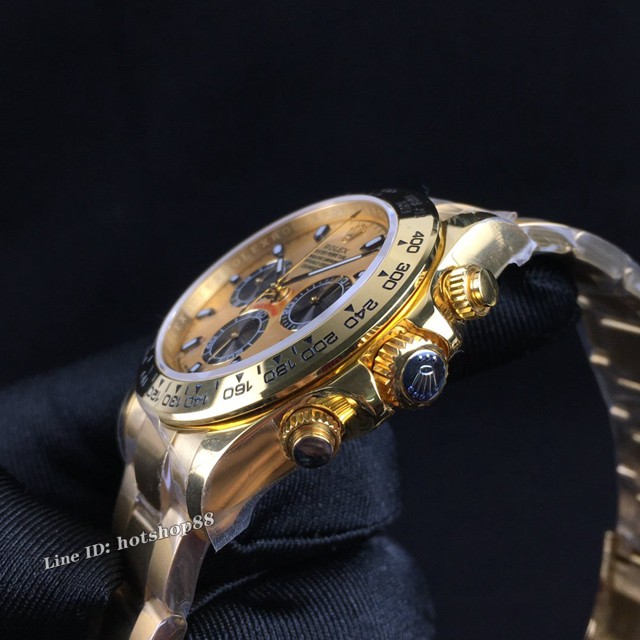 劳力士手表 Rolex超薄迪通拿新品 灰白金迪 玫瑰金迪 黄金迪 熊猫迪经典男士腕表 gjs2017